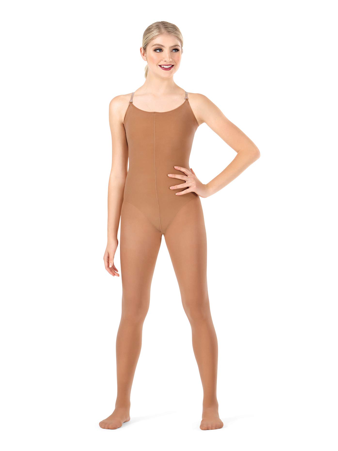 Body Wrappers Women's A91/A91X TotalSTRETCH Convertible Foot Camisole Dance Tights - Perfect for Ballet, Yoga & Performance