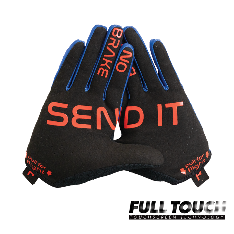 Premium Running Gloves for Shuttle Runners - Breathable & Comfortable Blue Sports Gloves for Training, Racing & Outdoor Activities