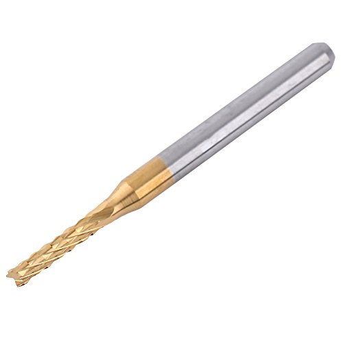 Carbide End Mill Bits 1.0-3.175mm for CNC PCB Engraving - Precision Milling Cutter for Metal & Wood