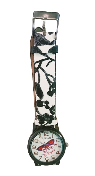 Stylish Girls Circle Shape Multicolor Wrist Watch - Pack of 1 - Perfect Birthday Gift for Girls, Fashion Accessory for School, Parties & Everyday Wear
