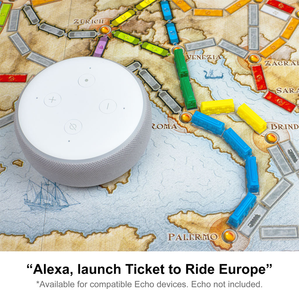 Ticket to Ride: Europe Board Game - Family Strategy Game for Adults & Kids - Perfect for Game Nights & Travel Adventures