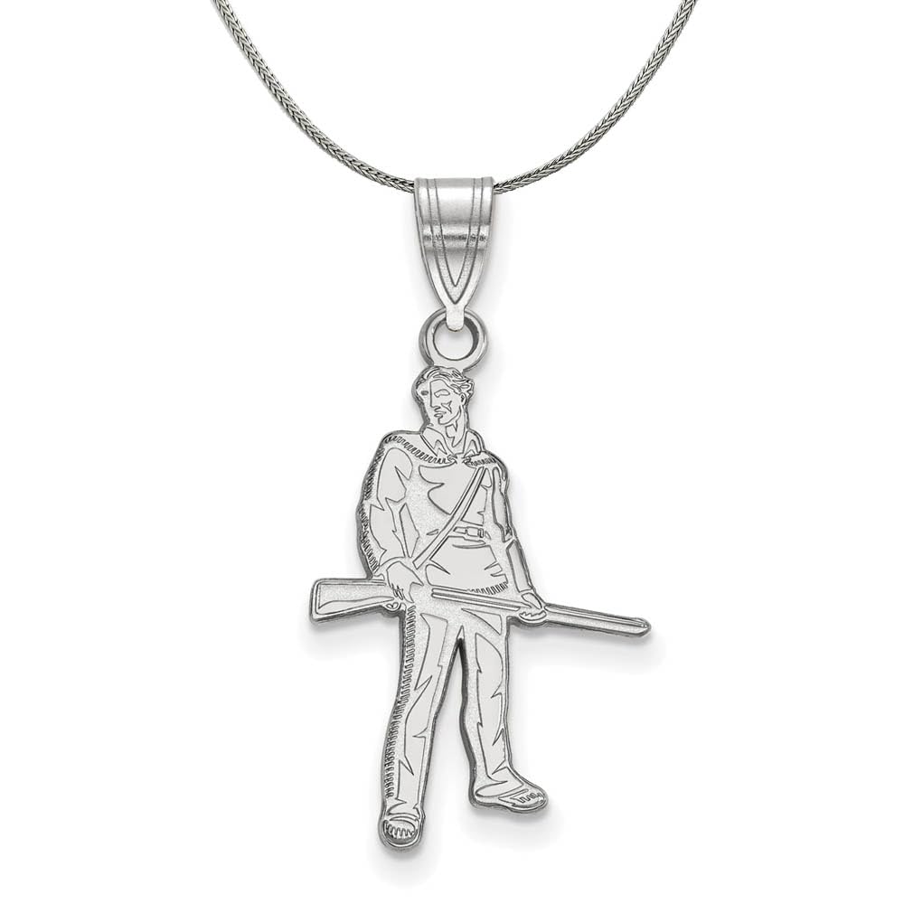 Sterling Silver WVU Pendant Necklace for Gifts & Fans