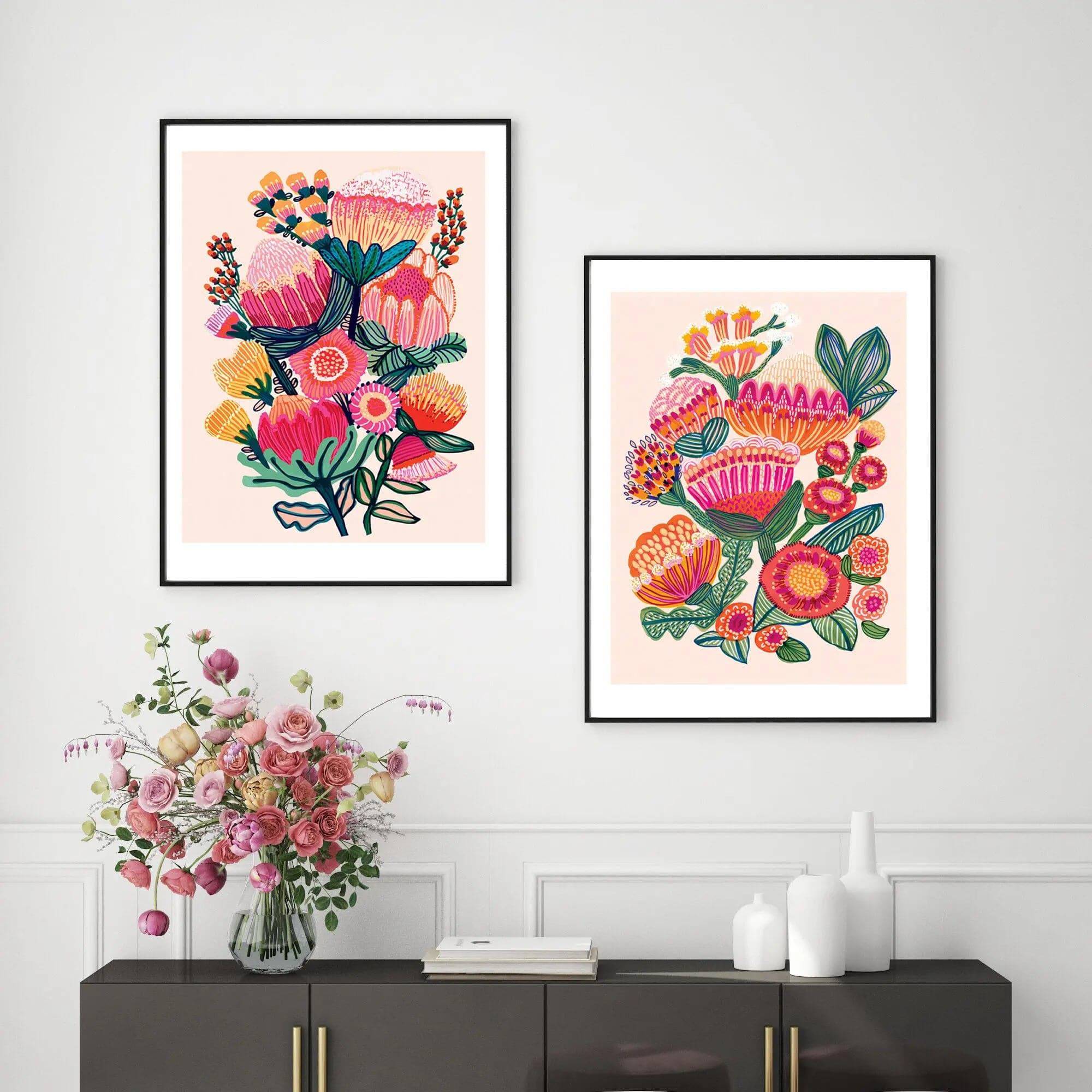 Australian Native Flowers Wall Art Prints - Stunning Floral Decor for Home & Office | Perfect for Living Room, Bedroom & Gifts