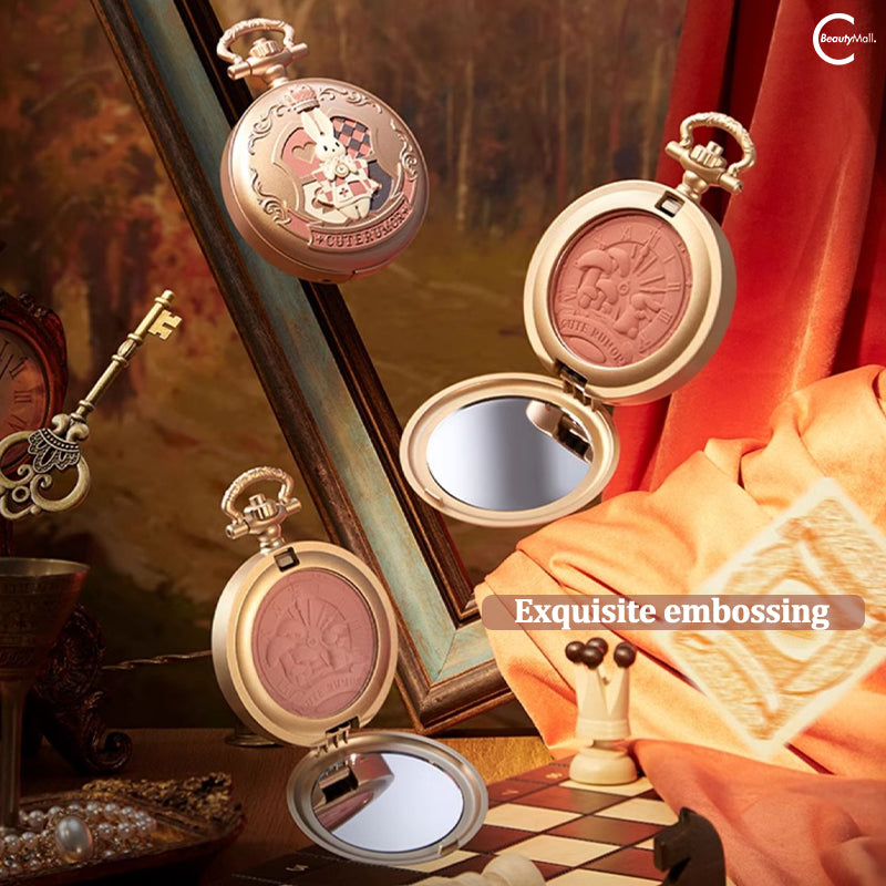 Elegant Vintage Pocket Watch with Blush Pink Design - Perfect for Weddings, Proms & Victorian-Themed Events