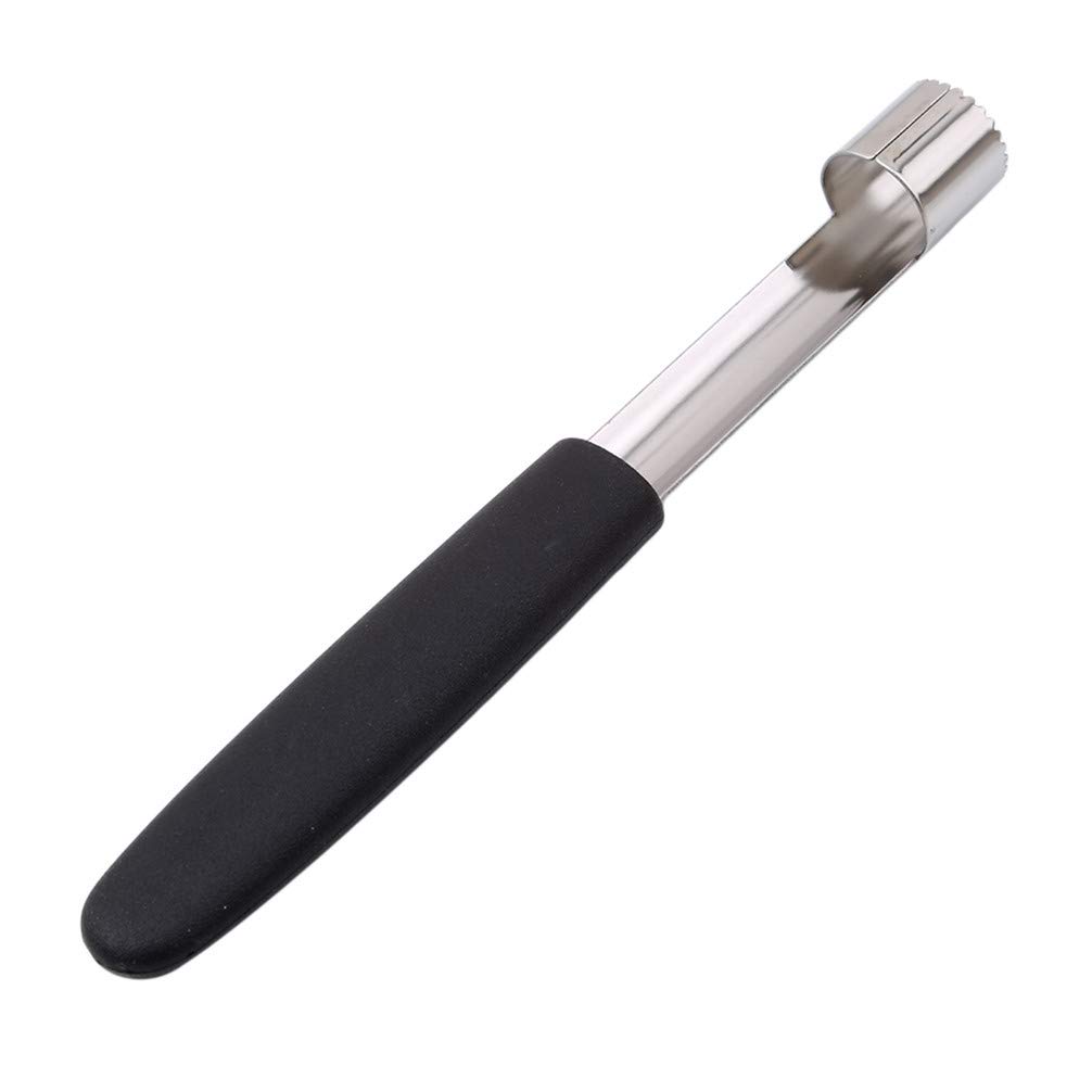 Stainless Steel Apple Corer with Easy Twist Design - Efficient Fruit Core Seed Remover for Kitchen - Perfect for Baking, Cooking, and Meal Prep (Black)
