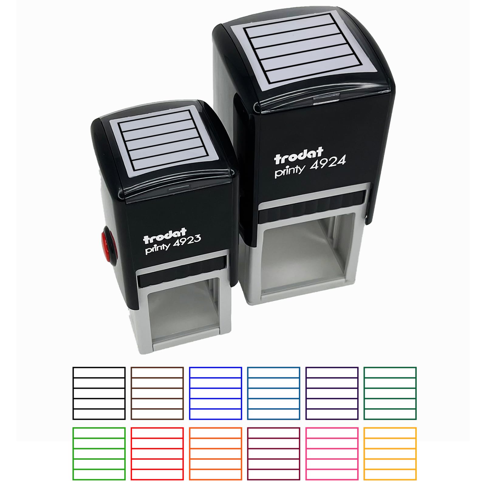 Self-Inking Rubber Stamp - 1 Inch Small Blue Ink Stamper for Journaling, Planner, Notes & DIY Crafts - Perfect for Bullet Journals, Scrapbooking & Office Use