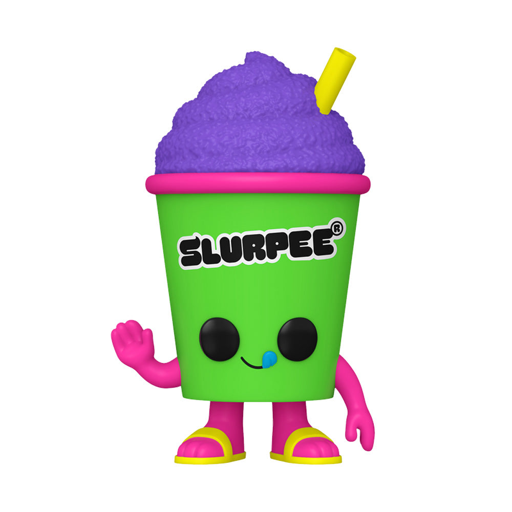 Funko Pop! Ad Icons 7-Eleven Grape Slurpee Vinyl Figure - Blacklight Purple Glow Collectible [194] - Perfect for Pop Culture Displays, Office Decor & Gift for Slurpee Fans
