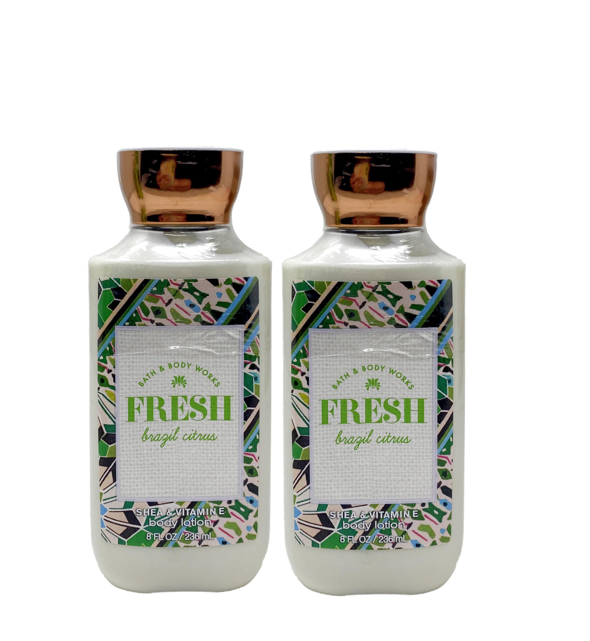 Fresh Brazil Citrus Body Lotion 2-Pack | Moisturizing & Hydrating for Dry Skin | Perfect for Daily Use, Spa Days & Gifting