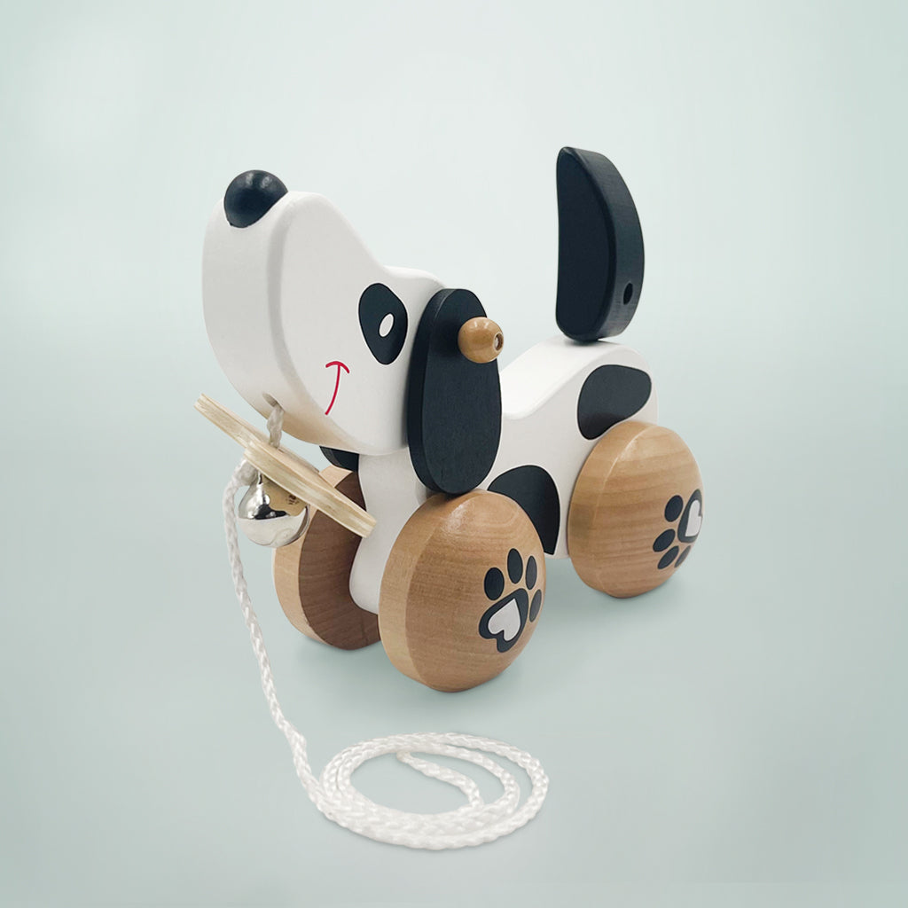 Pull Along Dog Toy - Interactive Pet Play for Dogs - Fun Tug & Fetch Toy for Indoor & Outdoor Use