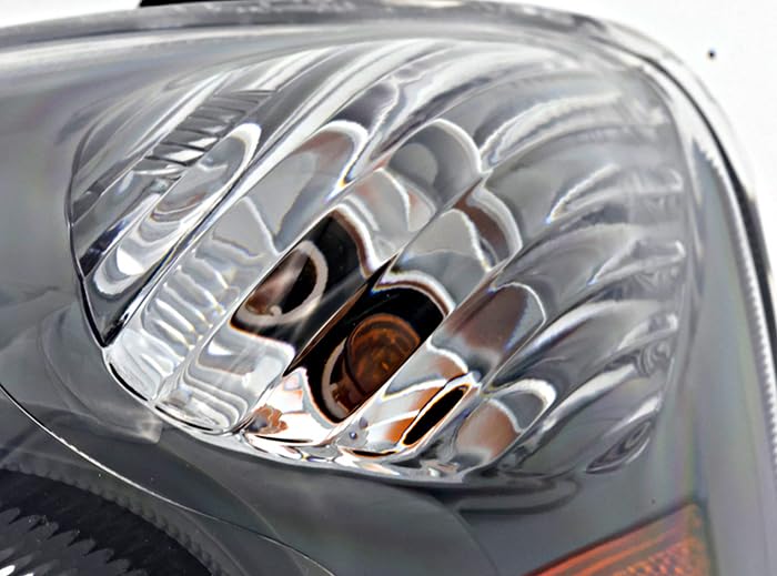 Honda Fit Sport Headlights Lamps Set - Halogen Replacement for Driver & Passenger Side (2012-2014 Models) - Perfect for Night Driving & Car Upgrades