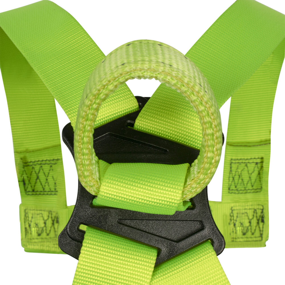 Arc Flash Full Body Harness with Soft Dorsal & Sternal Loop - DE MB Torso & DE QC Legs for Electrical Safety Work - Ideal for Industrial Maintenance & Utility Line Workers