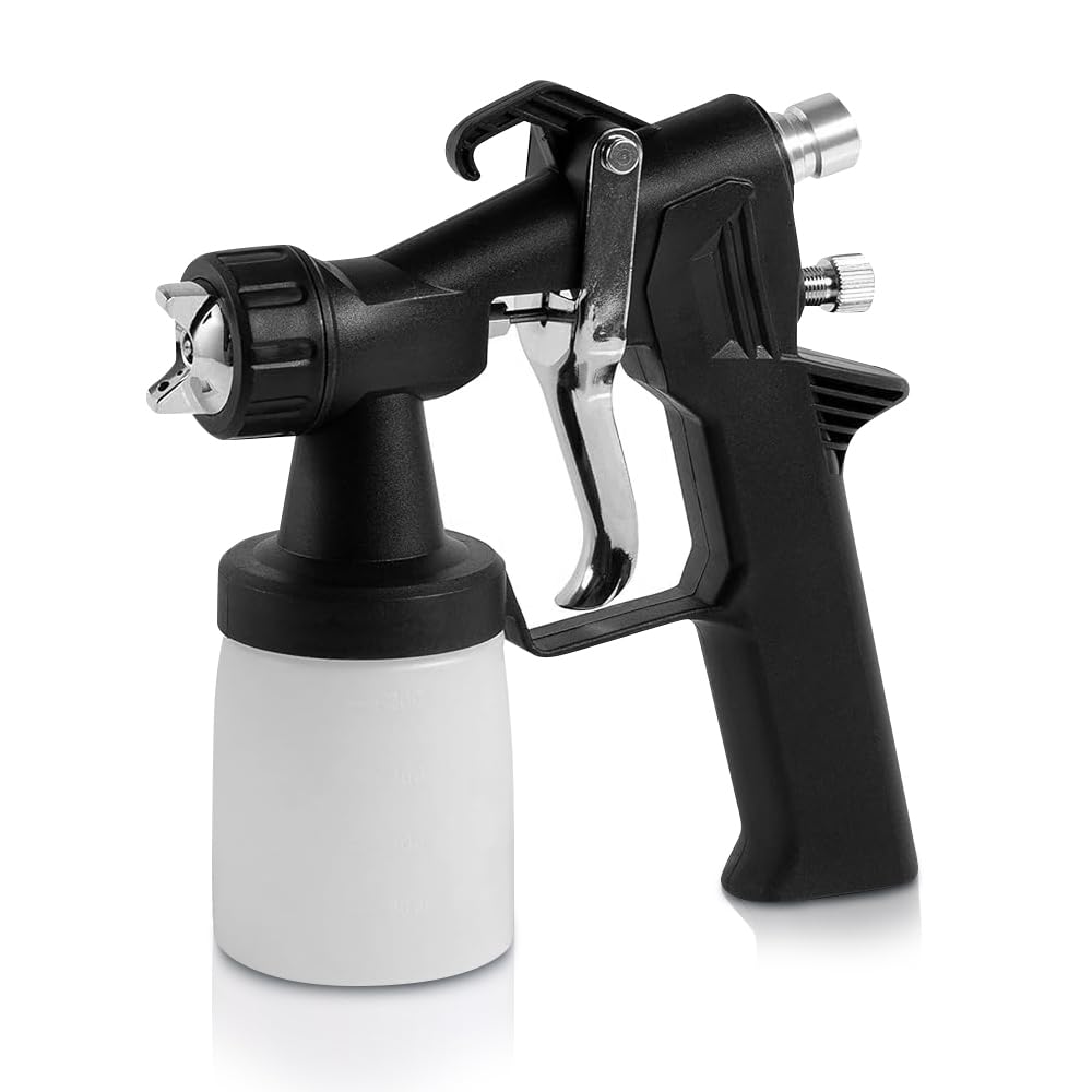 Bronze Tan HVLP Spray Gun with 200ml Cup - Adjustable Flow for DHA Solution - Salon & Home Use