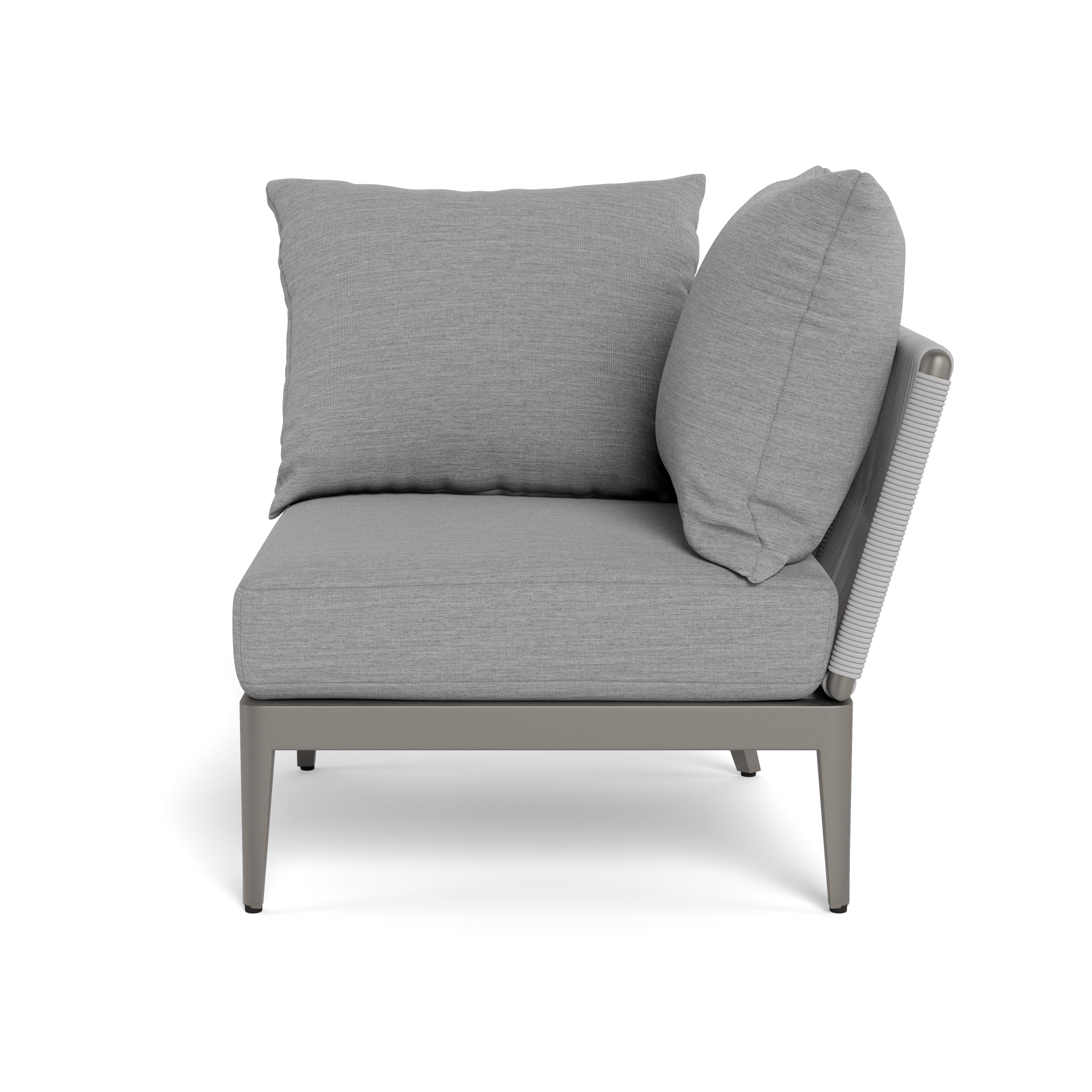 Hamilton Corner Sofa - Modern L-Shaped Sectional Couch with Storage Ottoman, Perfect for Small Spaces & Apartment Living - Living Room, Family Room, Home Theater, Office Lounge