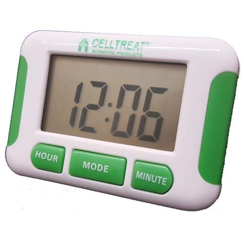 Celltreat Scientific Products 230123 - Multi-Function Digital Timer with Alarm, Countdown & Stopwatch (5-Pack) - Perfect for Labs, Classrooms, Cooking & Workouts