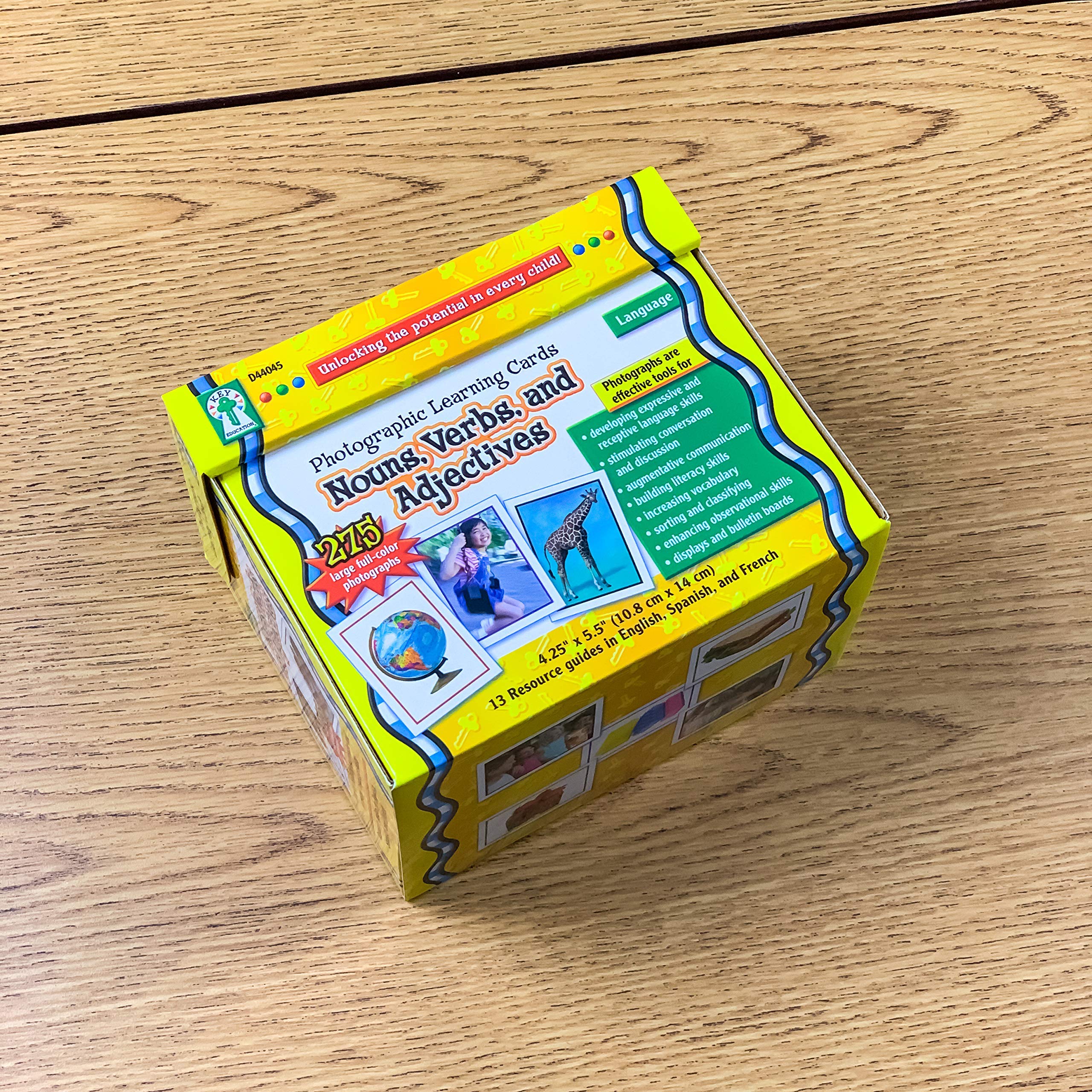 275 Vocabulary Flash Cards for Kids - Nouns, Verbs & Adjectives Learning Cards | Preschool, ESL & Special Needs Educational Resources | Classroom & Homeschool Language Games