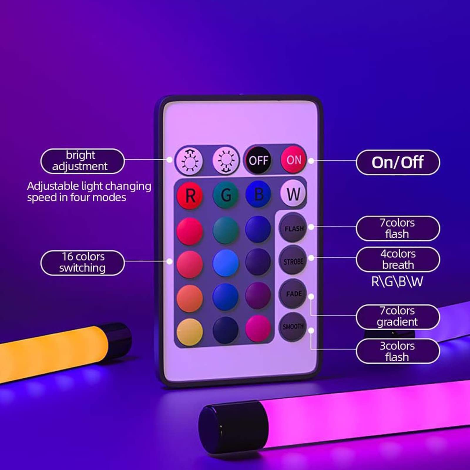 RGB LED Selfie Ring Light Kit - 3PCS Portable Fill Light with Adjustable Brightness & Color for Photography, Streaming, Video Shooting - Perfect for YouTube, TikTok, Live Broadcasts (20CM)