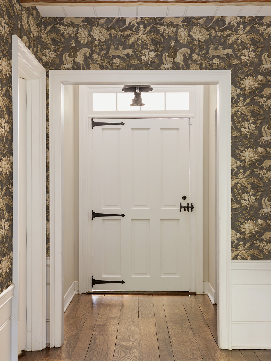 Nathan Turner Gold Brown Cowboy Toile Wallpaper - Western Theme Peel and Stick Wallpaper for Living Room, Bedroom & Home Decor