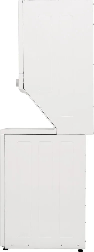 Frigidaire 27 Inch Stacked Washer and Dryer Laundry Center in White - FLCE7523AW | Perfect for Small Spaces & Apartments | Energy Efficient & Space Saving Laundry Solution