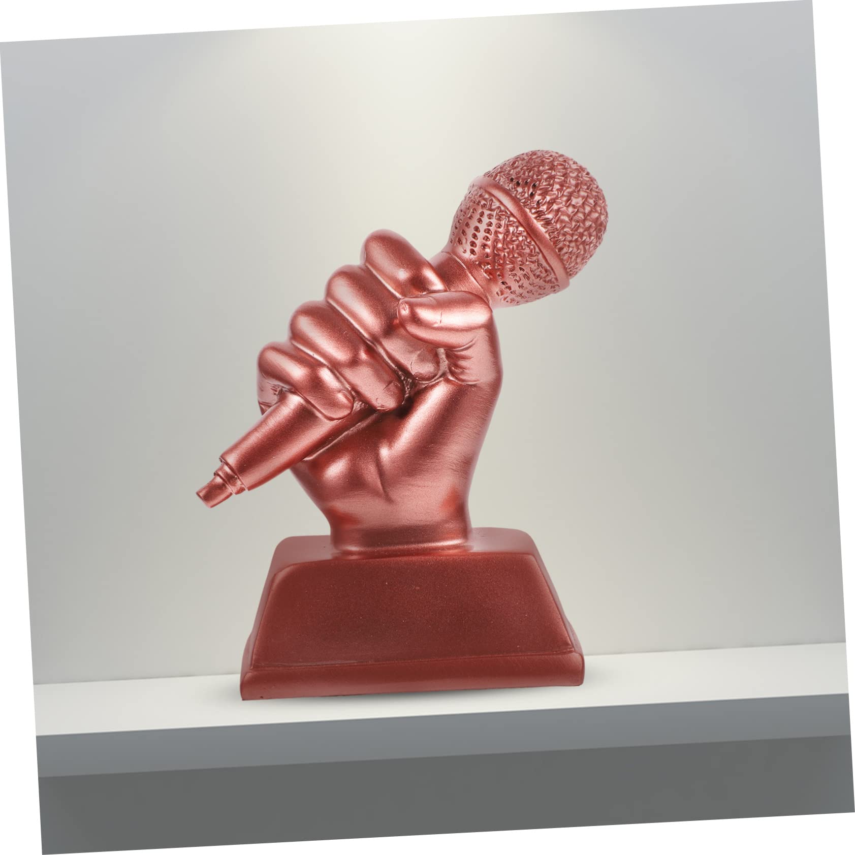 Yardwe Mini Trophy for Kids Party - Small Microphone Award Trophy for Children - Perfect for Birthday Celebrations, School Events & Sports Awards