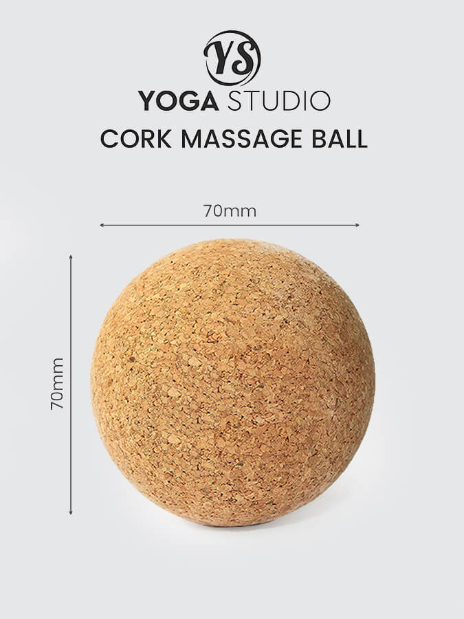 Premium Cork Massage Balls for Yoga, Myofascial Release & Trigger Point Therapy - Natural Eco-Friendly Yoga Accessories for Athletes & Physical Therapy
