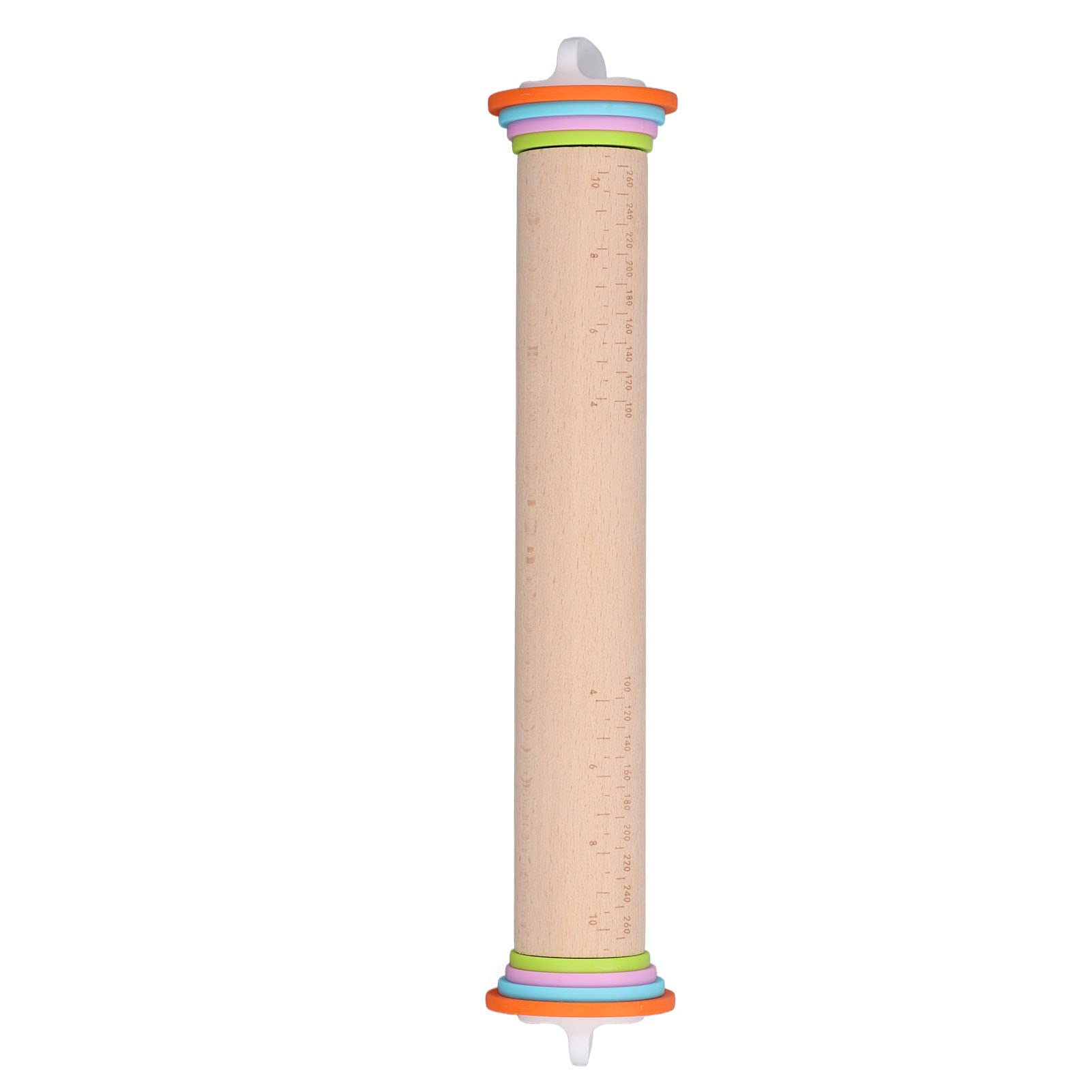 Adjustable Wooden Rolling Pin for Baking - 35cm Comfortable Dough Roller for Pizza, Pastry & Cookies | Perfect for Home Kitchen & Professional Bakers