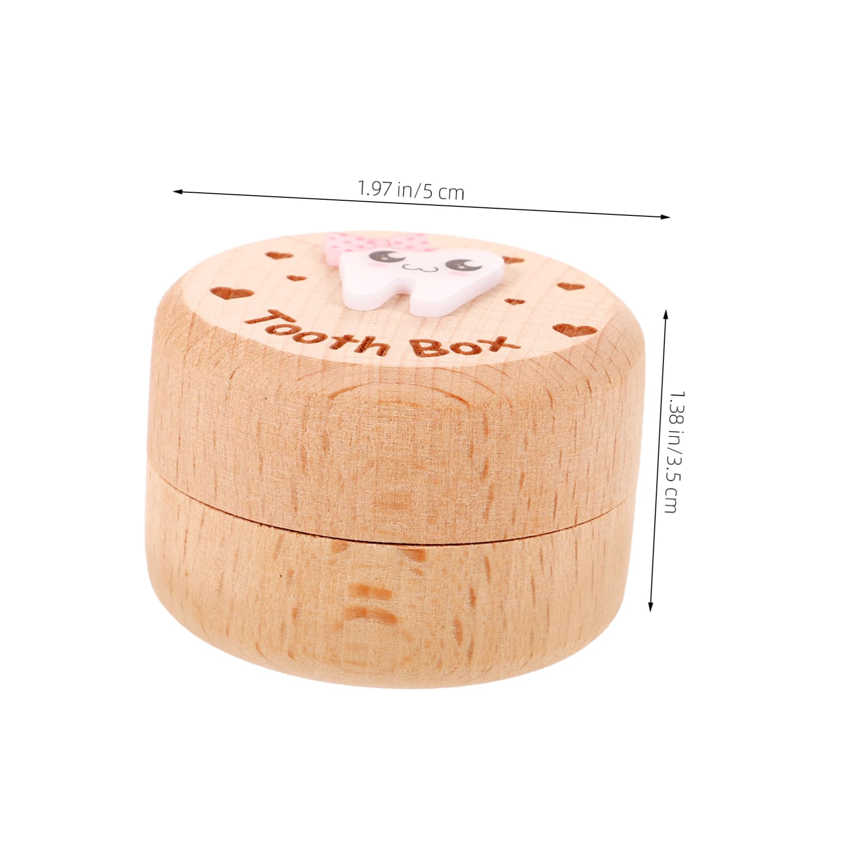 Wooden Tooth Fairy Box - Keepsake Storage for Kids' Lost Teeth | Perfect for Tooth Fairy Gifts, Baby Teeth Collection & Childhood Memories (Natural Wood)
