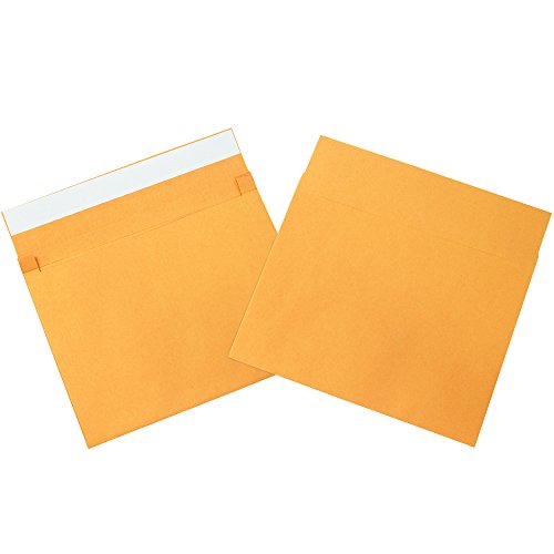 Partners Brand PEN1067 Self-Seal Expandable Mailing Envelopes 10x15x2 Inches - 100 Pack Kraft Brown Shipping Envelopes for Documents, Invoices & Business Mail - Perfect for Office, Post Office & Ecommerce Shipping