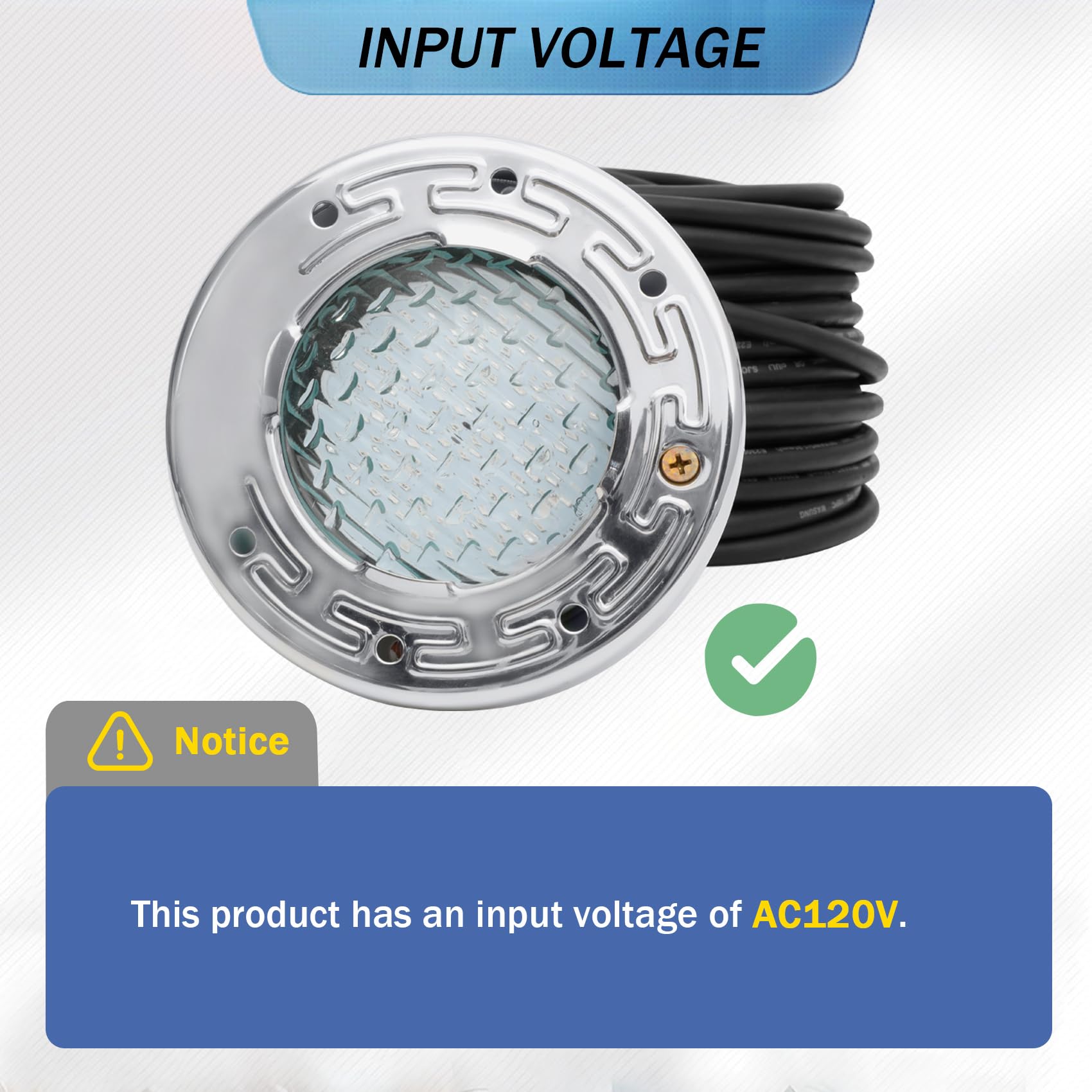 6 Inch LED Spa Lights for Inground Pools - 50FT AC120V Color Changing Underwater Lights - Perfect for Swimming Pools, Spas, and Backyard Water Features - Ideal for Night Swimming, Parties, and Landscape Lighting