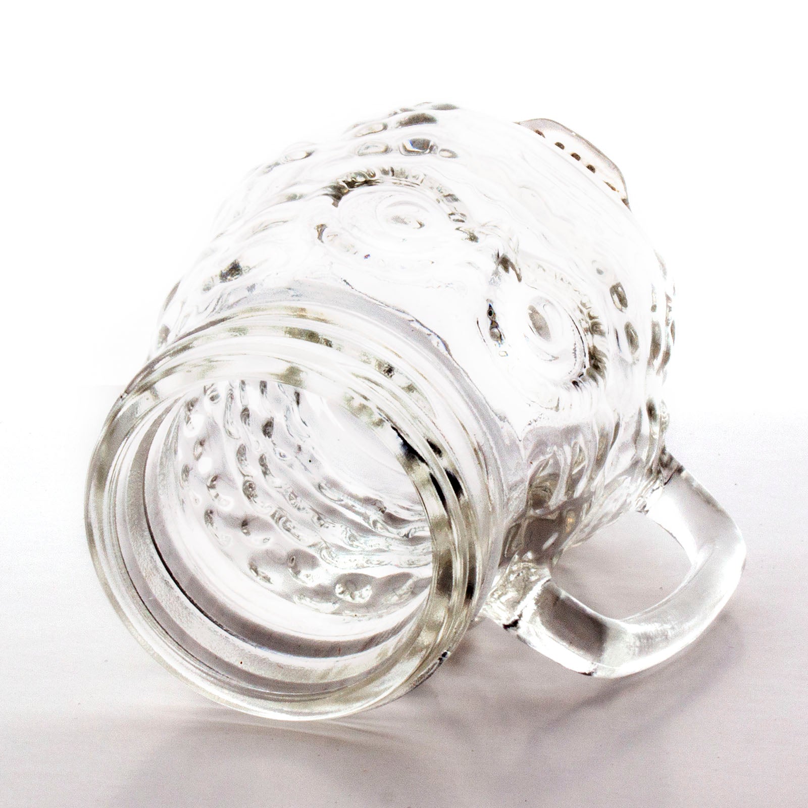 BarConic® 4oz Owl Mason Jar with Handle - Cute Glass Drinking Cup for Coffee, Tea, Juice - Perfect for Home, Office, Parties & Gifts