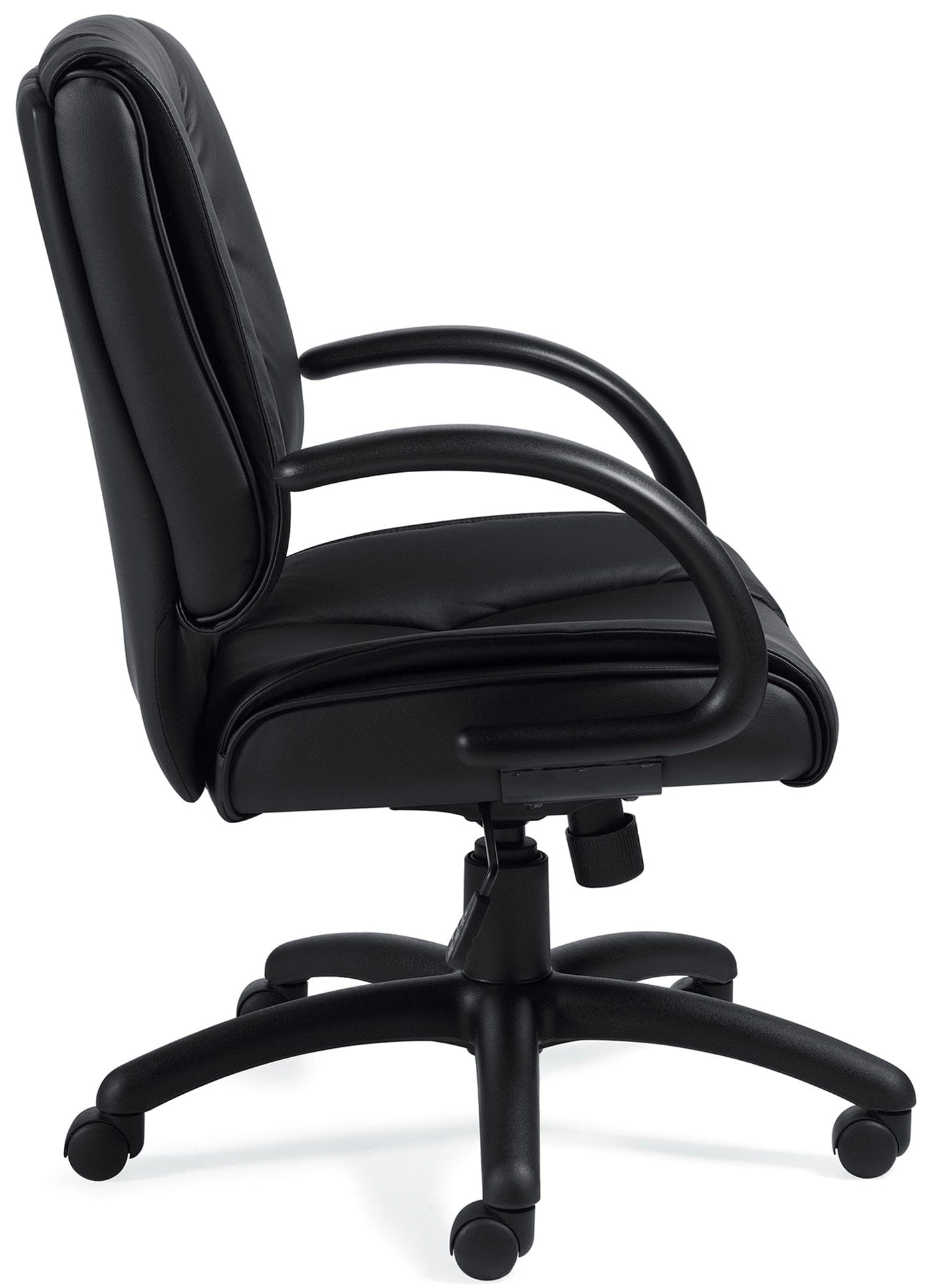 OTG Luxhide Mid Back Executive Chair - Ergonomic Office Chair with Adjustable Height & Lumbar Support [OTG2701] - Perfect for Home Office, Gaming & Workspace Comfort