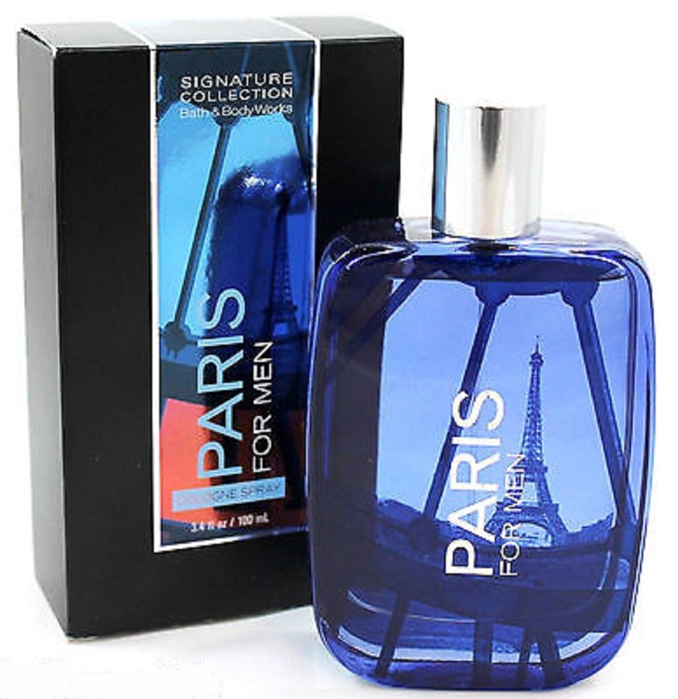 Bath and Body Works Paris for Men Cologne 3.4 Oz - Fresh & Masculine Fragrance for Daily Wear, Date Night & Special Occasions