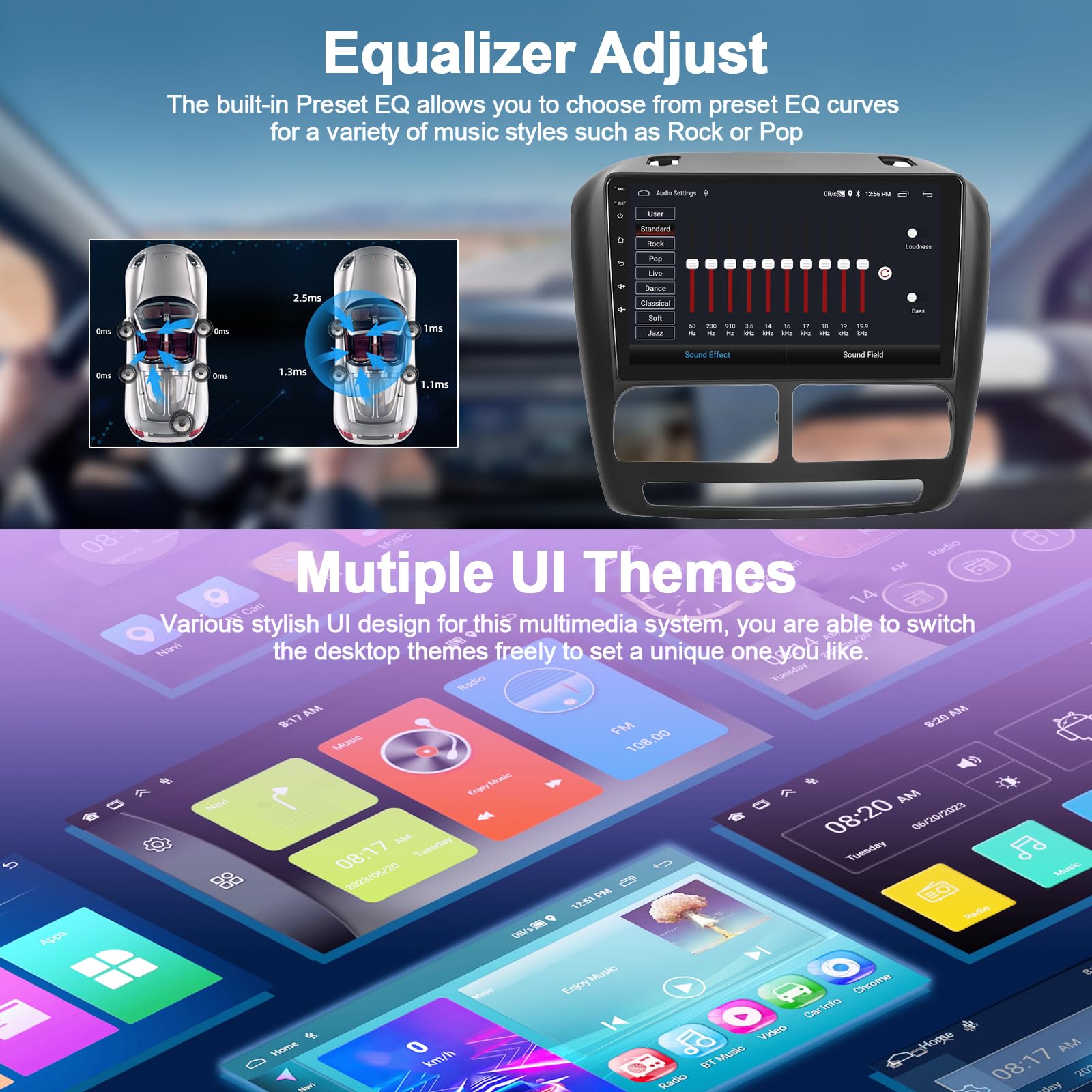 2G+64G Android 13 Car Stereo for Opel Vauxhall Combo & Fiat Doblo | 9