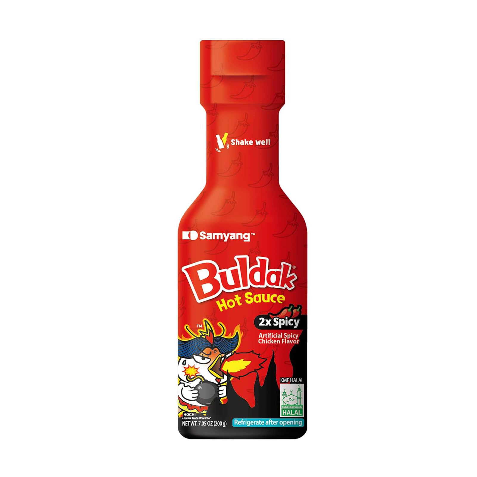 Samyang Buldak Extra Spicy Korean Hot Chicken Sauce 7oz - Authentic Korean Fire Noodle Sauce for Ramen, Stir Fry & BBQ - Hot & Spicy Flavor (Pack of 1)