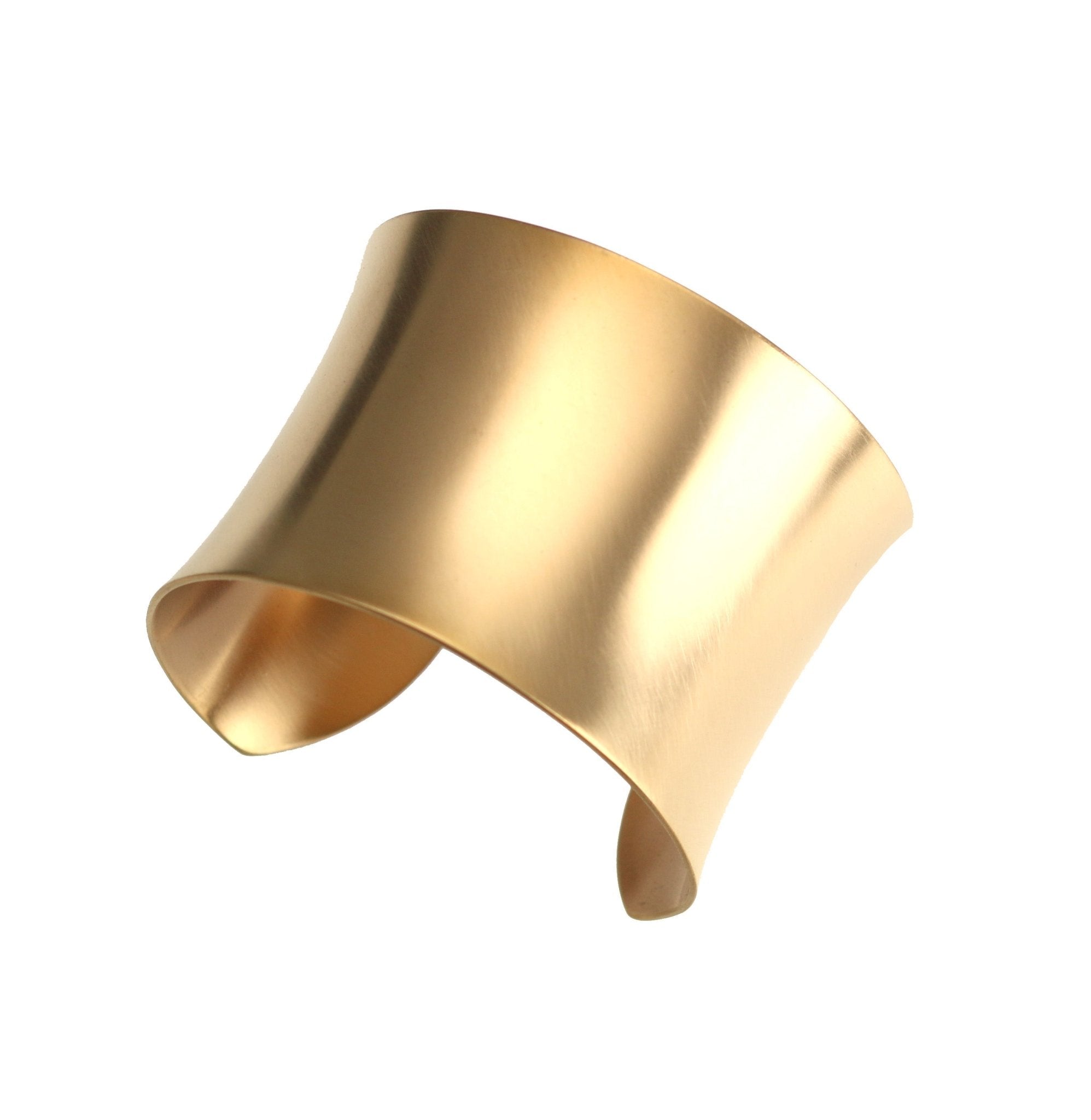 Elegant Brushed Anticlastic Bronze Cuff Bracelet for Women - Boho Chic Jewelry for Parties, Weddings & Everyday Wear