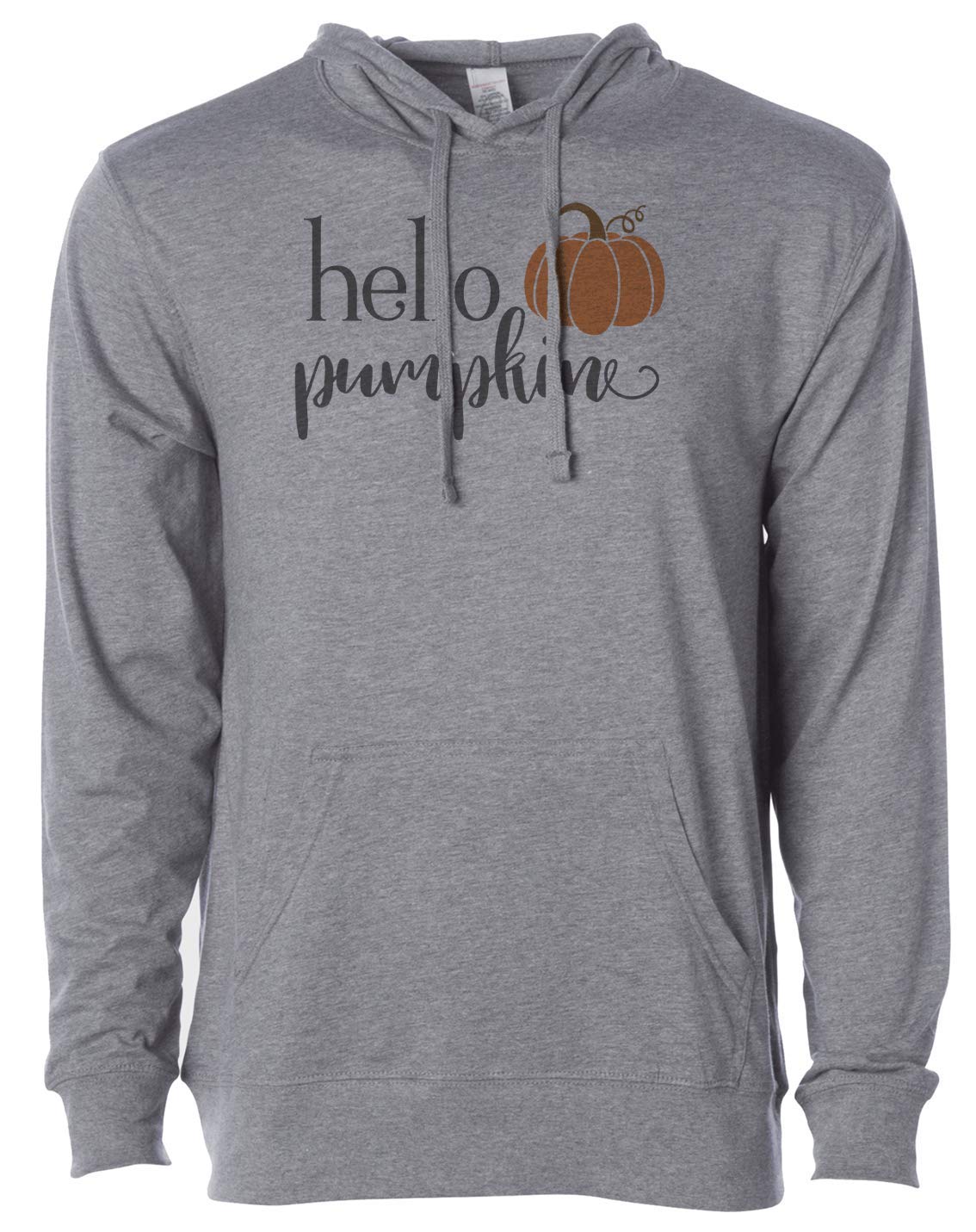 7 ate 9 Apparel Unisex Adult Hello Pumpkin Fall Shirt - Cozy Autumn Graphic Tee for Men & Women - Perfect for Halloween, Thanksgiving & Seasonal Outfits