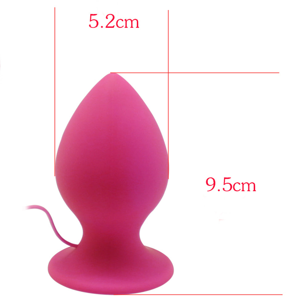 7 Speed Vibrating Anal Plug for Men & Women - Large Size Remote Control Prostate Massager for Enhanced Pleasure & Stimulation - Perfect for Couples Play & Solo Exploration