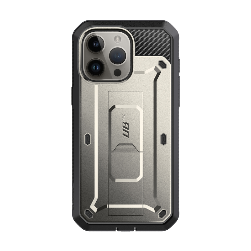 iPhone 15 Pro Max 6.7 Inch Unicorn Beetle PRO Rugged Protective Case - Titan Gray | Shockproof & Drop Proof | Perfect for Outdoor, Construction & Extreme Sports