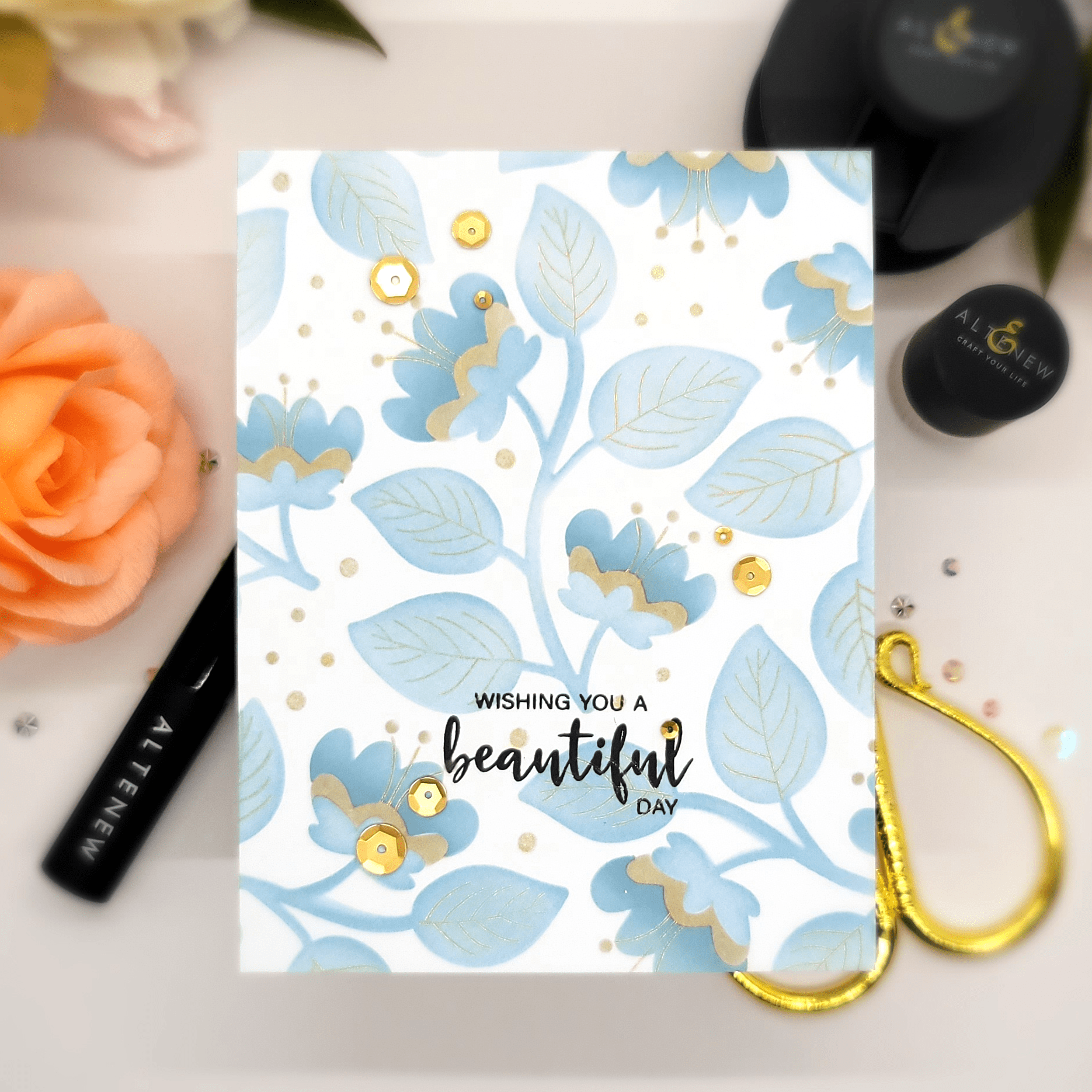 Layering Stencils for DIY Crafting - Premium Reusable Templates for Scrapbooking, Card Making & Home Decor Projects