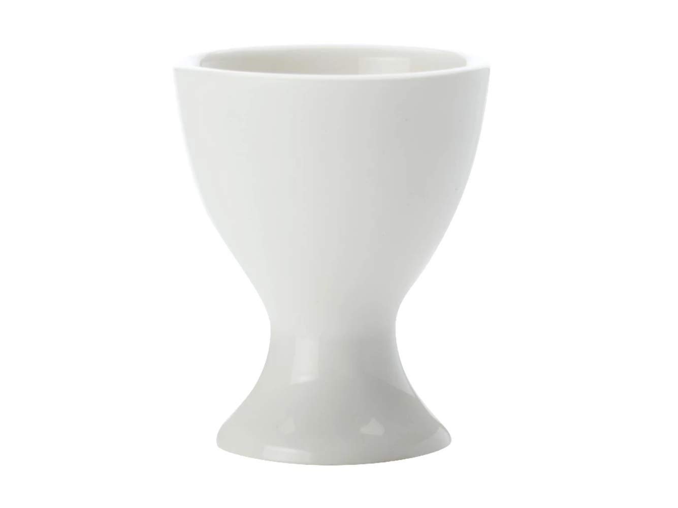 Maxwell & Williams White Basics Egg Cup - Set of 4, 5 x 5 x 6.5 cm Ceramic Egg Holder - Perfect for Breakfast, Brunch, Easter Decor & Kitchen Dining Table Setting