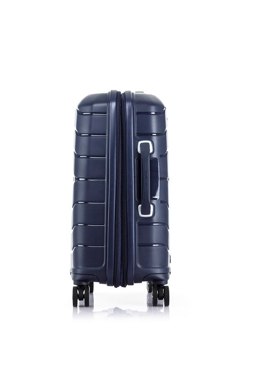 Samsonite OC2lite 55cm 4-Wheel Hard Shell Carry-On Luggage - Navy Blue | Lightweight Spinner Suitcase for Business Travel & Weekend Getaways