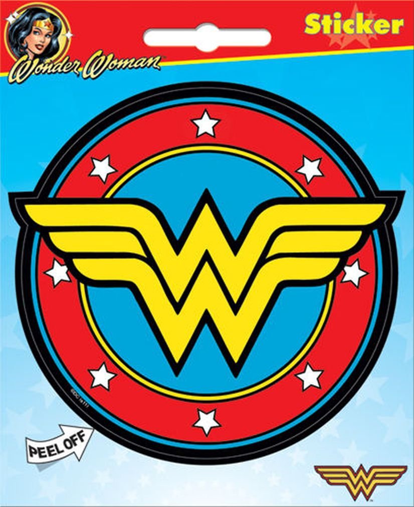 Wonder Woman Stickers - DC Comics Logo Sticker Set for Anime & Movie Fans - Perfect for Laptops, Water Bottles & Gifts - Official DC Merchandise