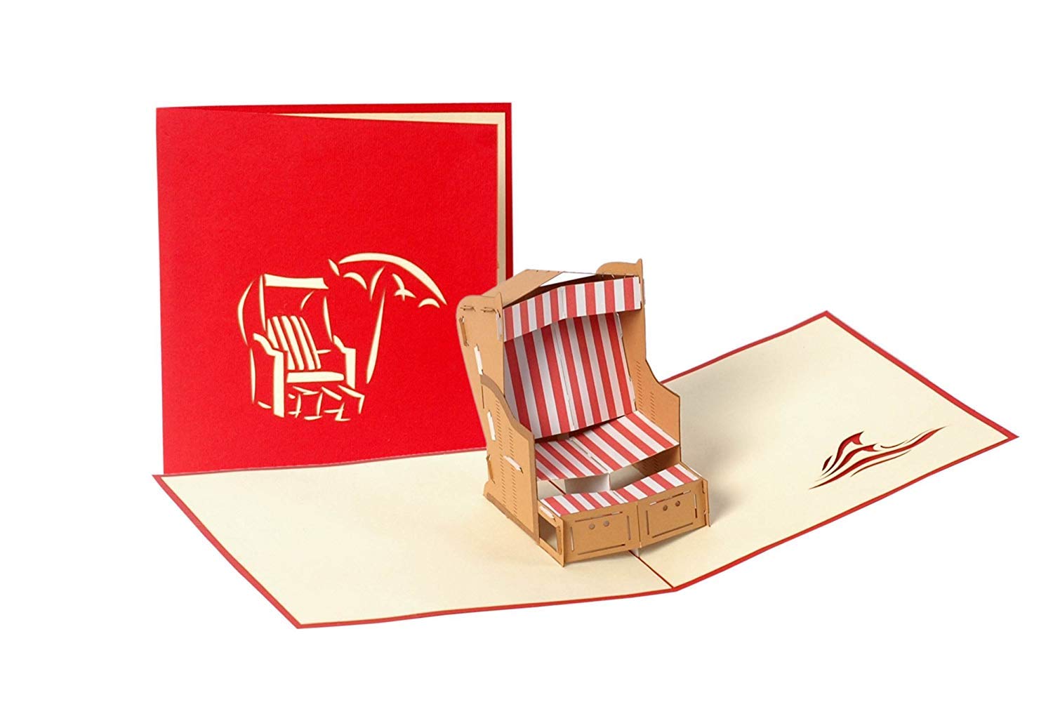 3D Pop-Up Greeting Cards - Handmade Laser Cut Designs for Birthdays, Anniversaries & Holidays - Perfect for Invitations, Christenings & Thank You Cards (B14)