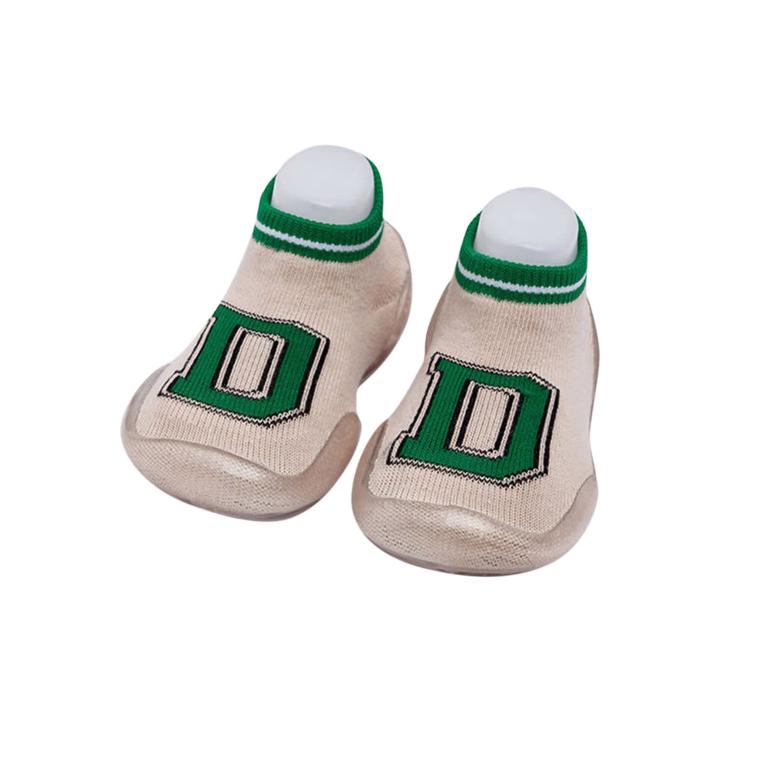 **Baby Boys & Girls Animal Non-Slip Indoor Slippers - Breathable Elastic Socks Shoes for Infants - Soft Moccasin Slippers for Playtime & Home Comfort**