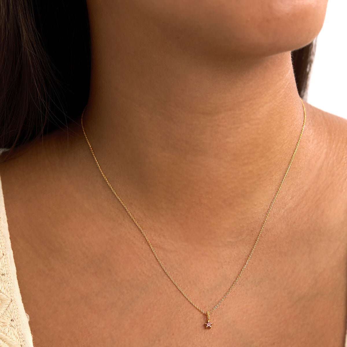 Genuine Garnet Birthstone Necklace - 14K Gold Pendant for Women - Perfect Gift for January Birthdays, Anniversaries & Special Occasions | Elegant Jewelry for Everyday Wear & Formal Events