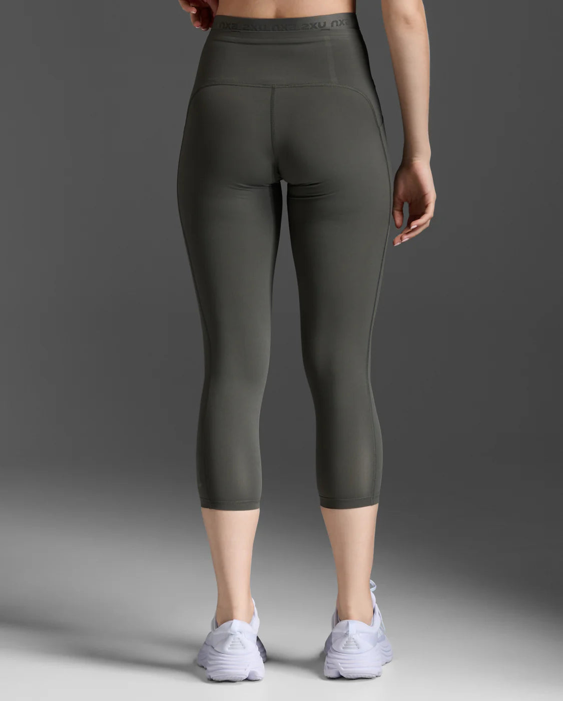 High-Rise Compression 7/8 Leggings for Women - Form-Fitting Workout Yoga Pants for Running, Gym & Lounge Wear
