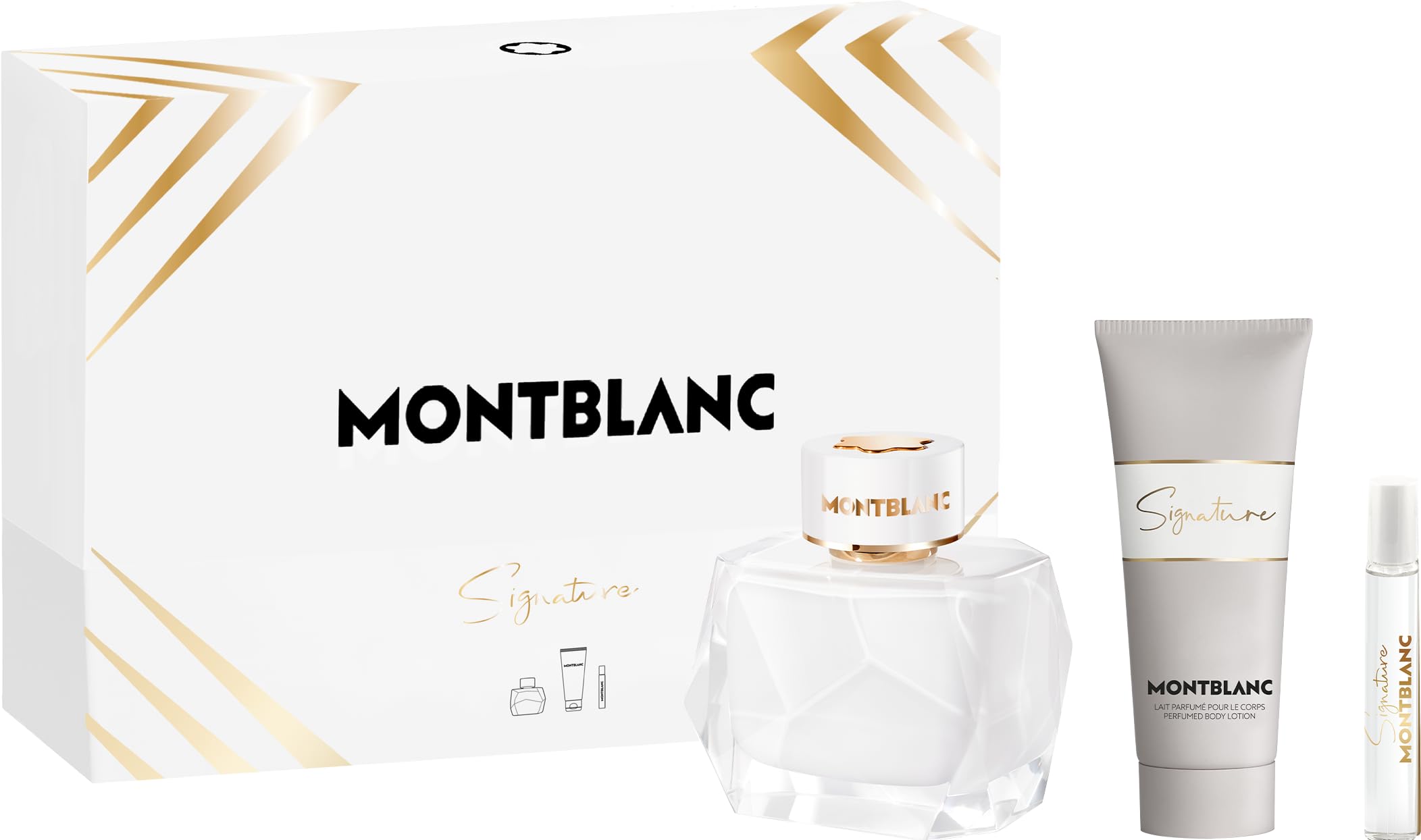 Montblanc Signature 3-Piece Luxury Gift Set for Men - Premium Pen, Cufflinks & Wallet - Perfect for Business, Graduation & Anniversary Gifts