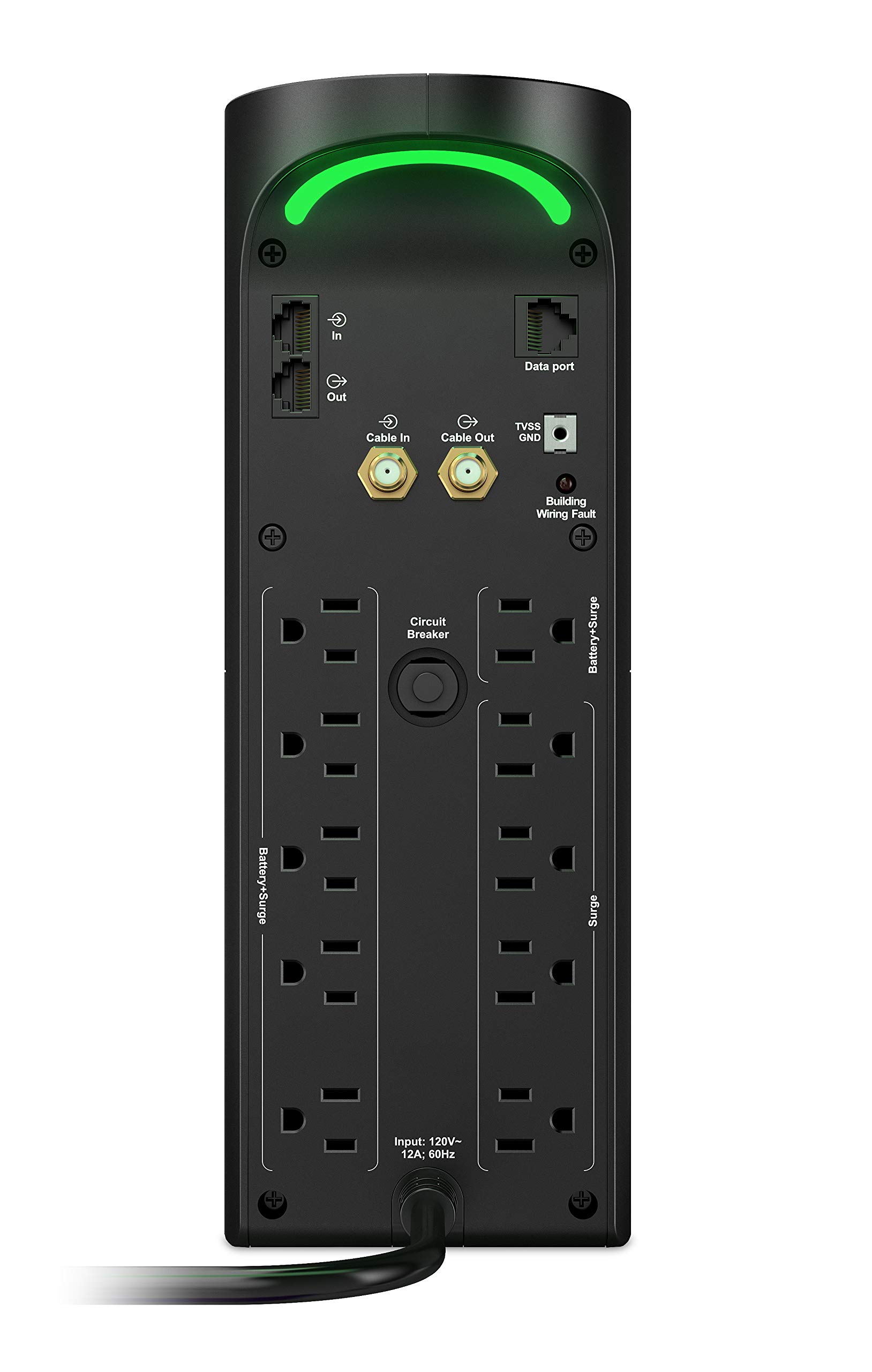 APC Back-UPS Pro 1500VA Gaming UPS - Sine Wave Battery Backup with USB-C Charging & AVR (BGM1500B-US) - Power Protection for Gaming PCs, Workstations & Home Electronics