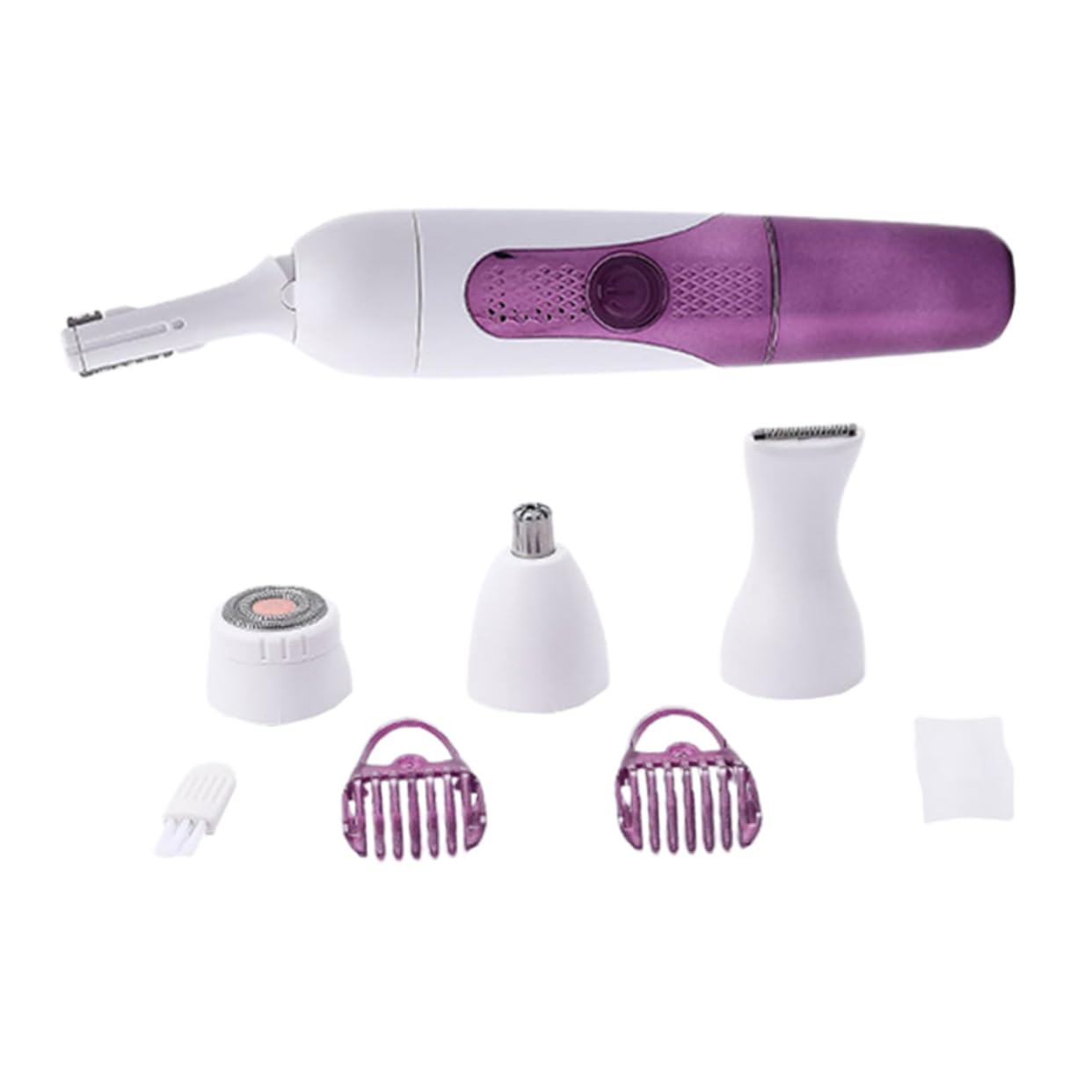 FOMIYES 2 Pack Rechargeable Electric Epilator & Eyebrow Trimmer - Painless Facial Hair Remover for Women, Bikini & Upper Lip - Portable Pen Shape Design for Travel & Home Use