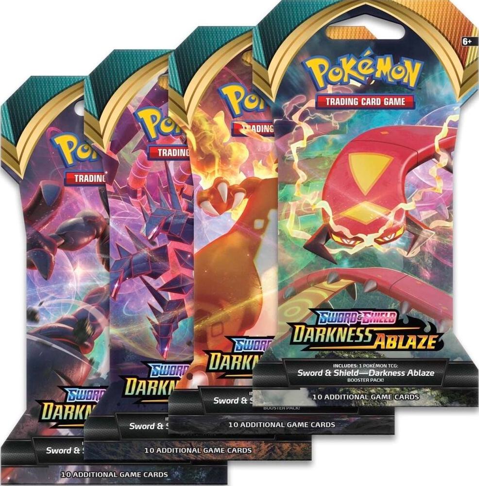 Pokemon Sword & Shield Darkness Ablaze Booster Pack - 36 Cards for Trading Card Game | Collectible TCG Cards for Battles & Deck Building | Perfect for Pokemon TCG Players & Collectors