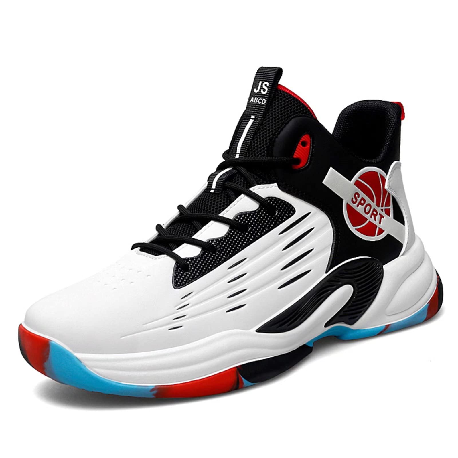 PTYIBO High-Top Basketball Shoes for Men & Women - Non-Slip Sneakers for Court & Street Wear